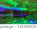 Abstract background where image shows light trails from garlands 134305039