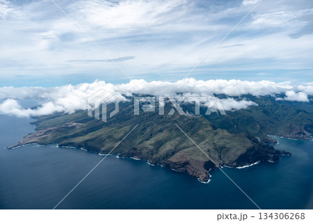 Aerial view of Nuku Hiva in the Marquesas Islands, French Polynesia Aerial view of Nuku Hiva in the Marquesas Islands, French Polynesia 134306268