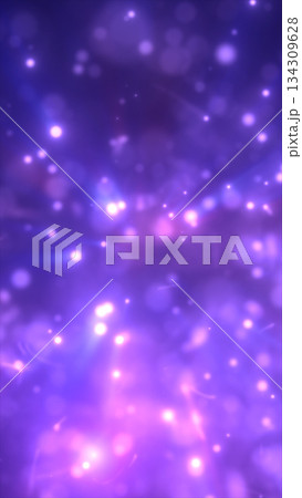 Soft purple glowing particles floating in dark space, creating a dreamy abstract background with depth and gentle motion Soft purple glowing particles floating in dark space, creating a dreamy abstract background with depth and gentle motion 134309628