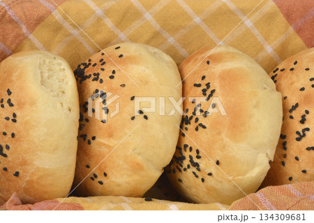Fresh Sesame Buns 134309681