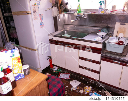散らかり放題の部屋(遺品整理・ゴミ屋敷) 散らかり放題の部屋(遺品整理・ゴミ屋敷) 134310325