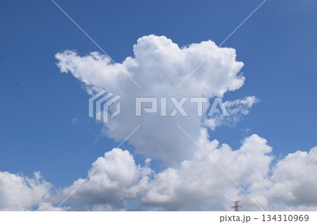 空と雲 背景素材 134310969