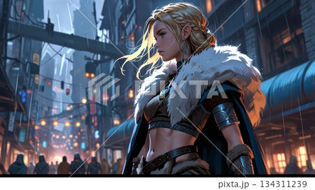 AI生成　女戦士 134311239