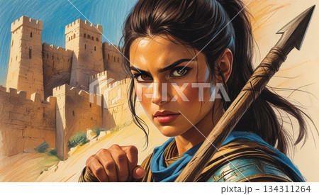 AI生成 女戦士 AI生成 女戦士 134311264