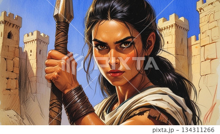 AI生成 女戦士 AI生成 女戦士 134311266