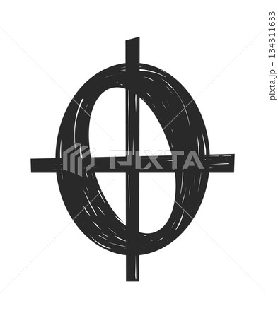 Pedal ban musical symbol design 134311633