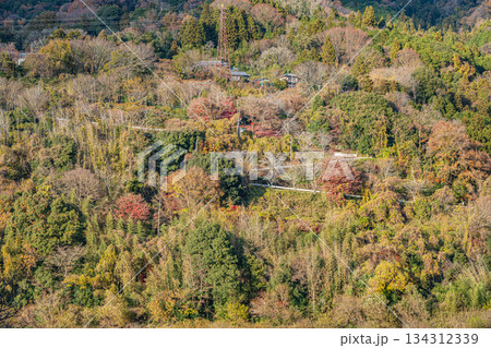 冬の笠置の山間集落 京都府笠置町 冬の笠置の山間集落 京都府笠置町 134312339