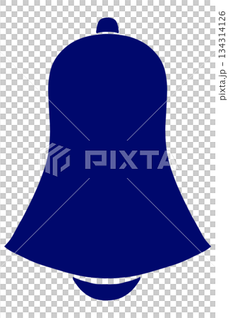 一個簡單的藍鈴花插圖 134314126