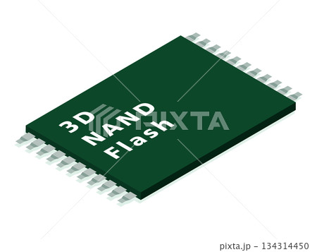 3D NANDフラッシュメモリの立体構造と保存技術 134314450
