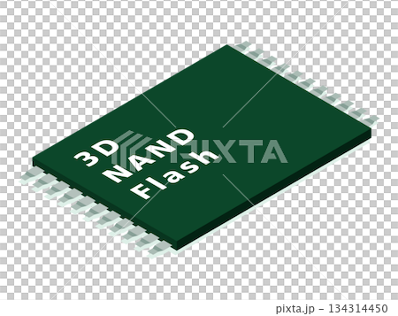 3D NANDフラッシュメモリの立体構造と保存技術 134314450