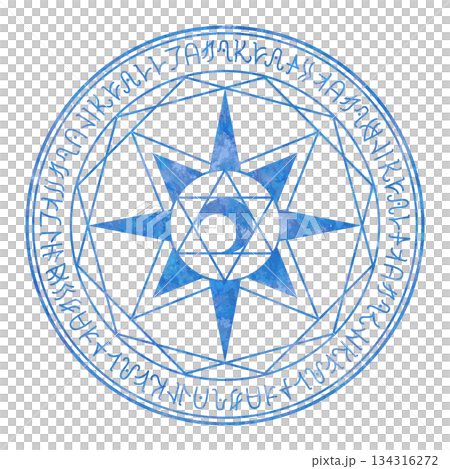 魔法陣(青) 134316272
