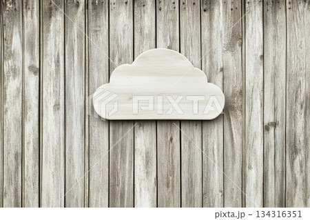 Cloud Shape Cutout on Wooden Background for Home Decor and Design Inspiration Cloud Shape Cutout on Wooden Background for Home Decor and Design Inspiration 134316351