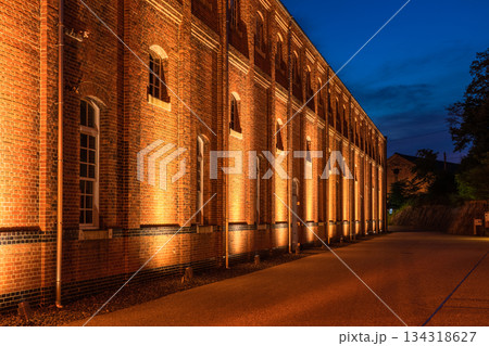 《京都府》舞鶴赤れんがパークの夜景 《京都府》舞鶴赤れんがパークの夜景 134318627