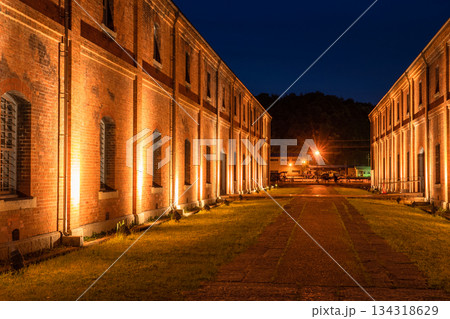 《京都府》舞鶴赤れんがパークの夜景 134318629