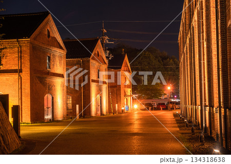 《京都府》舞鶴赤れんがパークの夜景 134318638