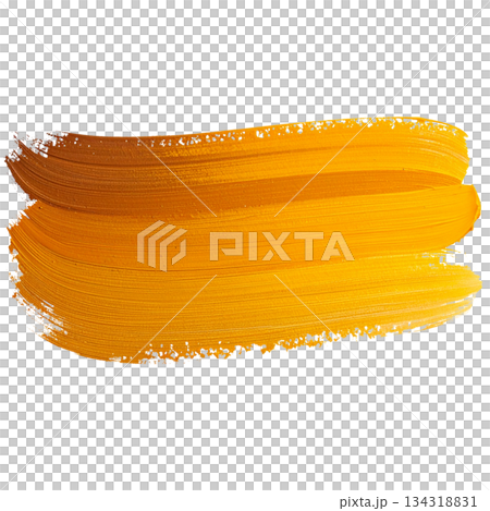 用畫筆繪製的透明背景素材 134318831