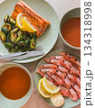 美味しそうなシーフード料理 134318998