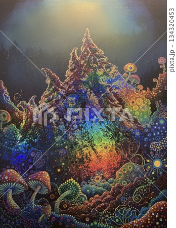 幻の青い珊瑚と青い海 134320453