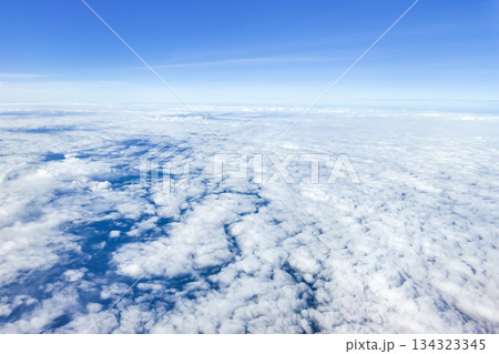 beautiful blue sky with white clouds background beautiful blue sky with white clouds background 134323345