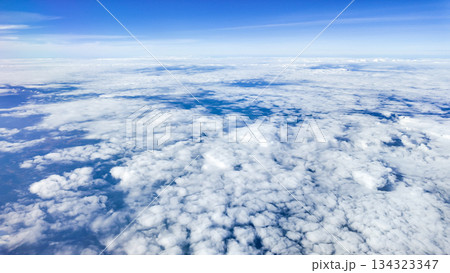 beautiful blue sky with white clouds background beautiful blue sky with white clouds background 134323347