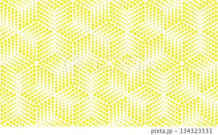 Abstract geometric pattern. A seamless vector background. White and yellow ornament. Graphic modern pattern. Simple lattice graphic design 134323531