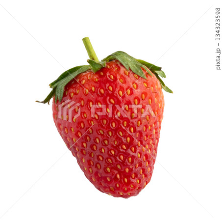 Fresh red strawberry isolated on white background Fresh red strawberry isolated on white background 134323598