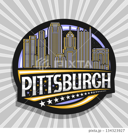 Vector logo for Pittsburgh 134323927