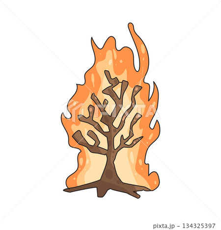 illustration of Wildfire 134325397