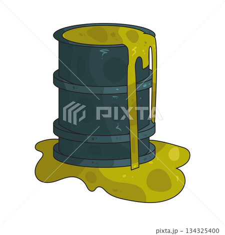 illustration of Nuclear Waste 134325400
