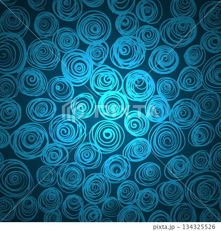 Light blue hand drawn spiral pattern icon in flat style. Spiral doodle vector illustration on isolated background. Swirl backdrop sign business concept. Light blue hand drawn spiral pattern icon in flat style. Spiral doodle vector illustration on isolated background. Swirl backdrop sign business concept. 134325526