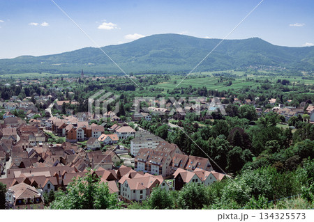 白ワインで有名なアルザス オベルネの街並み 白ワインで有名なアルザス オベルネの街並み 134325573