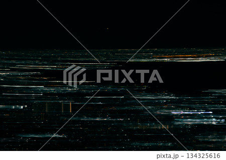 神戸の夜景がノイズのように流れるライトトレイル 134325616