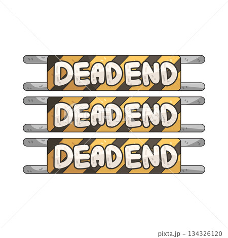 illustration of Dead End 134326120