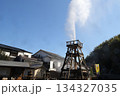 勢いよく吹き上がる自噴泉 静岡県賀茂郡河津町 134327035