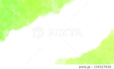 黄緑色の水彩がグラデーションする背景イラスト 黄緑色の水彩がグラデーションする背景イラスト 134327638