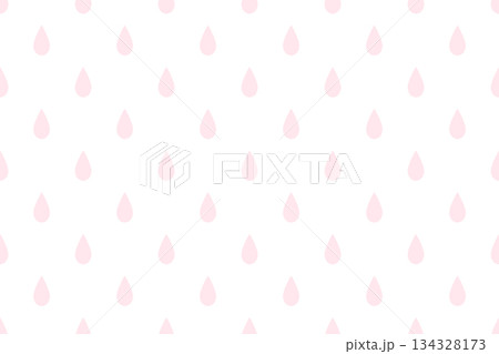 しずくパターンピンク しずくパターンピンク 134328173