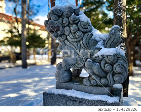 琴似神社の狛犬 134328826