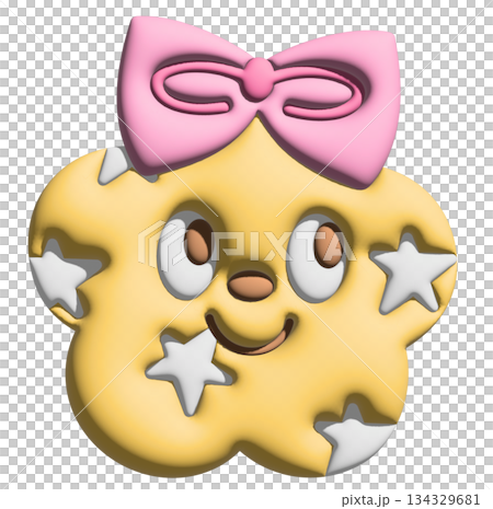 3D smiling yellow flower wearing pink ribbon for model, inflated merchandise, plant, tree, nature, garden, floral print, decoration, cartoon character, mascot, cute patch, brooch, sticker, brand label 3D smiling yellow flower wearing pink ribbon for model, inflated merchandise, plant, tree, nature, garden, floral print, decoration, cartoon character, mascot, cute patch, brooch, sticker, brand label 134329681