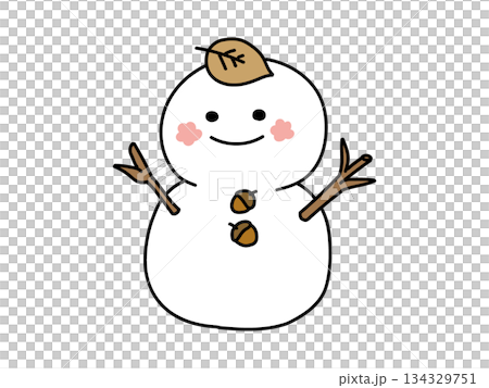雪人葉子和橡實版 雪人葉子和橡實版 134329751