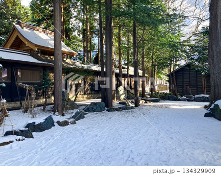 琴似神社 琴似屯田兵屋 札幌市西区 雪 琴似神社 琴似屯田兵屋 札幌市西区 雪 134329909