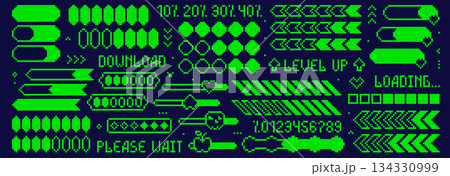 Pixel game bars.  134330999