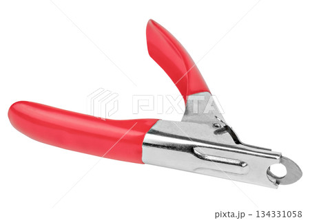 Pet nail trimming tool isolated on white background Pet nail trimming tool isolated on white background 134331058