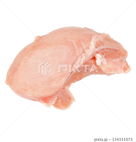 Chicken fillet meat isolated on white background Chicken fillet meat isolated on white background 134331073