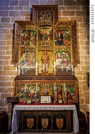 Interior of the Cathedral Saint Mary in Pamplona, Navarre, Spain Interior of the Cathedral Saint Mary in Pamplona, Navarre, Spain 134331475