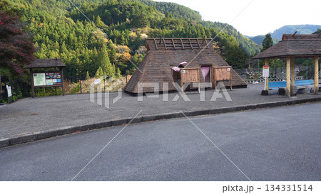 奥泉駅の駅前広場　大井川鉄道井川線 134331514