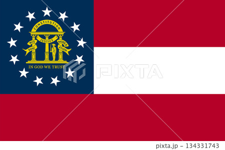 Flag of Georgia (U.S. state) 134331743