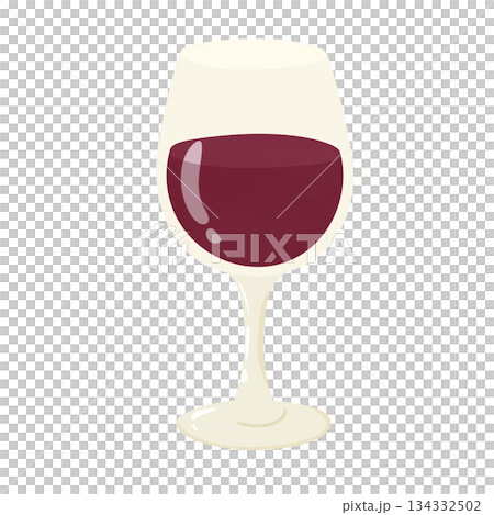 glass of red wine 134332502