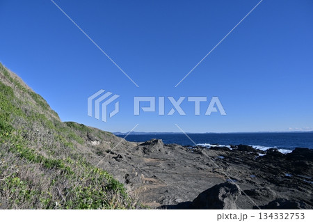 城ヶ島公園 安房崎 海 12月 【神奈川県 三浦市】 城ヶ島公園 安房崎 海 12月 【神奈川県 三浦市】 134332753