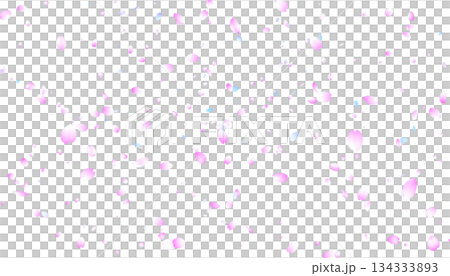 Rose petals isolated on white background 134333893