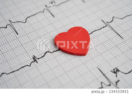 Electrocardiogram ECG, heart wave, heart attack, cardiogram report. Electrocardiogram ECG, heart wave, heart attack, cardiogram report. 134333931